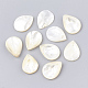 Натуральные белые бусины из ракушек SHEL-T005-04-1