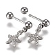 304 Stainless Steel Barbell Cartilage Earrings EJEW-H113-03P-3