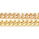 Two Tone Handmade Brass Curb Chains CHC-I035-01G-08-2