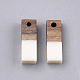 Colgantes de resina y madera de nogal RESI-S358-19B-2