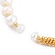 Bracelet manchette en perles de culture d'eau douce naturelles BJEW-T021-02G-4