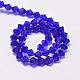 Chapelets de perles en verre bicone d'imitation de cristal autrichien GLAA-F029-4x4mm-06-2