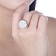 925 anello regolabile in argento sterling RJEW-BB32761-3