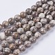 Chapelets de perles maifanite/maifan naturel pierre  G-I187-10mm-01-2