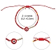 3 компл. 3 цвета регулируемые браслеты из плетеных бусин из нейлонового шнура BJEW-SZ0001-49-2
