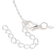 Латунные кабельные цепи ожерелья NJEW-JN04511-05-3