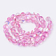 Synthetic Moonstone Beads Strands G-S283-6mm-08A-2