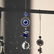 Evil Eye Pendant Decorations HJEW-PW0002-04A-1