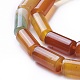 Natural Dyed Agate Beads Strands G-G775-A-08-3