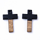 Colgantes de resina y madera de nogal RESI-N025-012A-B01-2