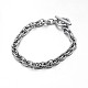 Iron Rope Chain Bracelets BJEW-N268-02-1