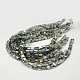 Electroplate Glass Beads EGLA-D024-1-2