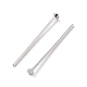 Rhodium Plated 925 Sterling Silver Flat Head Pins STER-M117-03A-P-2