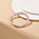 Stretch-Armband aus natürlichen Perlen für Frauen BJEW-JB08868-04-4