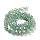 Natürlichen grünen Aventurin Perlen Stränge G-K312-22B-01-2