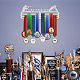 Soporte para colgar medallas de hierro con tema de arcilla ODIS-WH0024-015-7