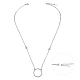 Tinysand 925 collana pendente scintillante in argento sterling TS-N461-S-2