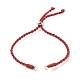 Bracelet cordon polyester tressé AJEW-JB01122-2