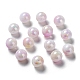 Perle acriliche opache bicolore SACR-P024-01B-W12-1