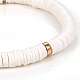 Bracelets élastiques faits à la main de perles heishi en pâte polymère BJEW-JB05303-01-3