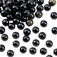 Olycraft Natural Golden Sheen Obsidian Round Beads Strnads G-OC0001-74-1