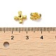 Perles de placage en laiton avec zircone cubique de micro pave KK-F863-11G-3