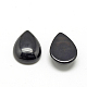 Cabochons en pierre noire naturelle X-G-R417-13x18-46-2