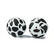 Round/Polygon Food Grade Silicone Focal Beads SIL-F003-06D-4