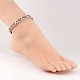 Imitation Leather Cord Anklets AJEW-AN00120-4
