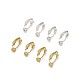 Accessoires de convertisseurs de boucles d'oreilles à clipser en laiton KK-TA0007-21-2