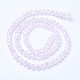 Chapelets de perles en verre électroplaqué EGLA-A034-J10mm-B04-2