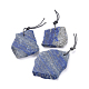 Lapis natural del lapislázuli colgantes grandes G-L547-020A-1