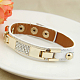 Leather Wrap Snap Bracelets BJEW-FF0007-028A-2