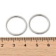 304 acero inoxidable anillos de banda lisos RJEW-I101-01A-P-3