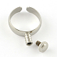 Brass European Style Cuff Rings MAK-R003-01-3