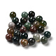 Perles de sphère d'agate indienne naturelle G-P520-16-1