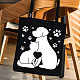 BENECREAT 12x12inch Cat Dog Painting Stencils DIY-WH0391-0085-5