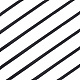 DIYのぬいぐるみスティック  シェニール織の茎  パイプクリーナー  キッズクラフト素材  ブラック  10x9mm  12 M /バンドル OCOR-WH0082-48A-1