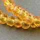 Transparent Glass Beads Strands GLAA-R135-2mm-02-1
