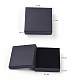 Kraft Cotton Filled Cardboard Paper Jewelry Set Boxes CBOX-G015-05-3