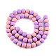 Spray Painted Non-magnetic Synthetic Hematite Beads Strands G-N337-01A-2