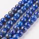 Chapelets de perles en lapis-lazuli naturel G-G099-8mm-7B-5