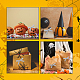 Gorgecraft 3 Rollen 3 Arten Halloween bedrucktes Polyester-Ripsband OCOR-GF0002-50B-7