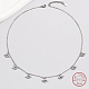 Ожерелья-цепочки из серебра 925 пробы с родиевым покрытием EX1027-2-4
