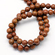 Round Natural Gemstone Beads Strands G-S189-02-2