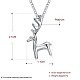 Zinc Alloy Pendant Necklaces NJEW-BB31535-C-6