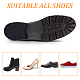 Benecreat 6 paires 3 couleurs bas de chaussures en caoutchouc antidérapant DIY-BC0009-91-5
