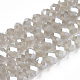 Chapelets de perles en verre électroplaqué EGLA-A034-J8mm-A15-1