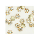 Cabujones de cristal de rhinestone MRMJ-T010-134K-1