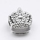 Alloy Crown Large Hole European Beads MPDL-M040-12AS-1